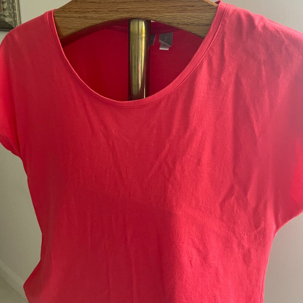Chicos Tee Shirt Hot Pink Size 2